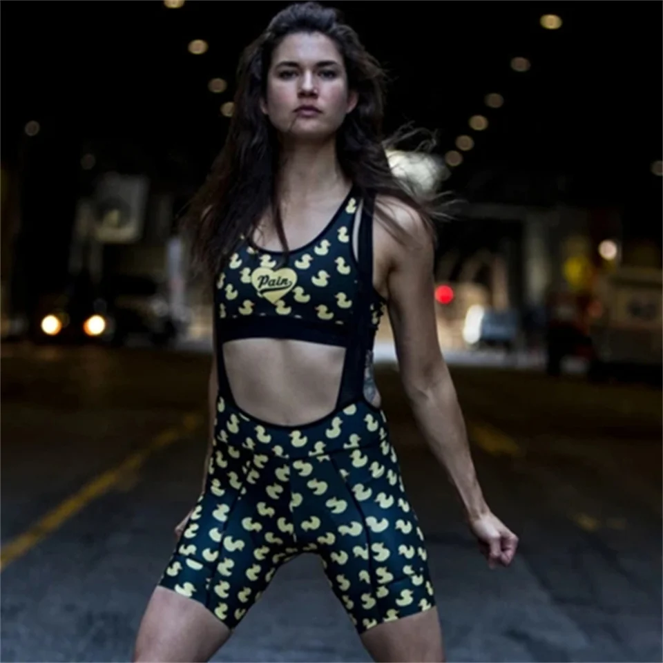 NOOYME Short Cycliste Femme 4D Coussins Rembourrés Cuissard Velo Femme