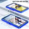Gradient Color Metal Graded Cards Protector Case for PSA/BGS Slab, UV & Scratch Resistant Trading Card Magnetic Display Holder 2