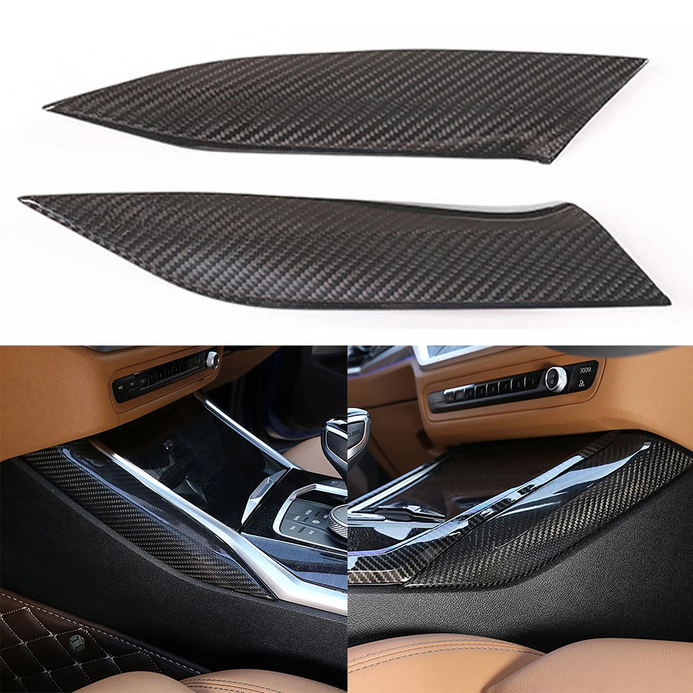 

Carbon Fiber Console Gear Shift Both Side Trim For BMW 3-Series G20 2020-2022 Home DIY Car Accessories Interior Supplies