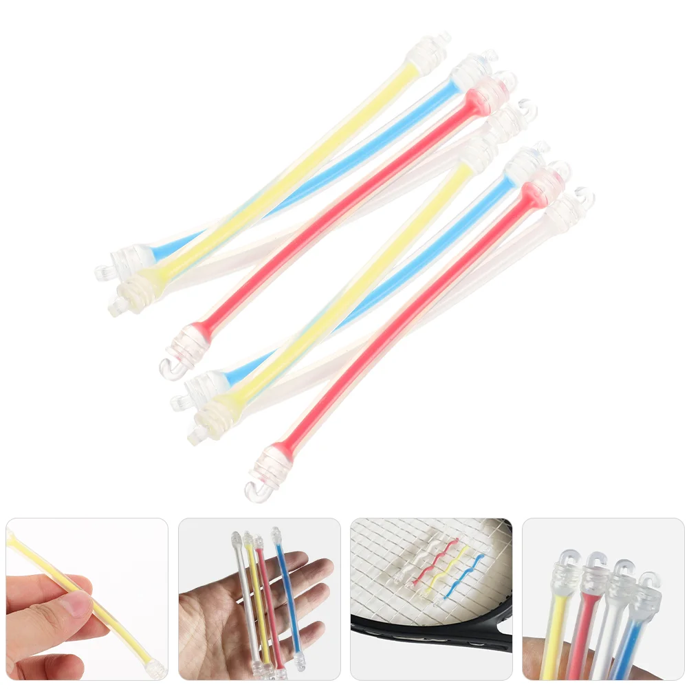 8 Pcs Inhibitor Tennis Racket Shock Absorber Balls Absorption Silica Gel Stopper Racquet Dampeners tennis accessories tennis racket shock absorber