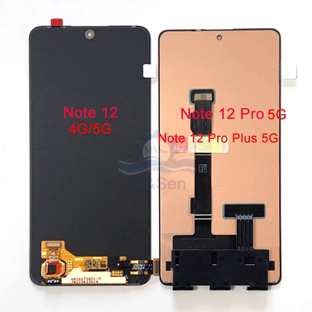 Original Amoled For Xiaomi Redmi Note 12 4g 5g Lcd Display Screen