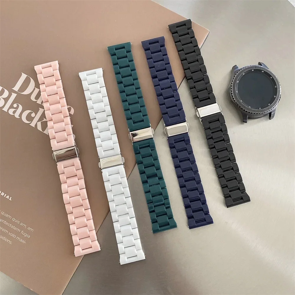Resin Strap Bracelet - 20mm/22mm Premium Watch Band