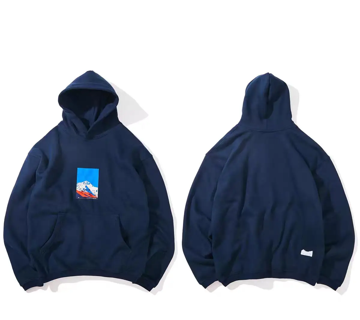 Surge 24aw Mountain print hoodie soroan material casual urban outdoor gorpcore
