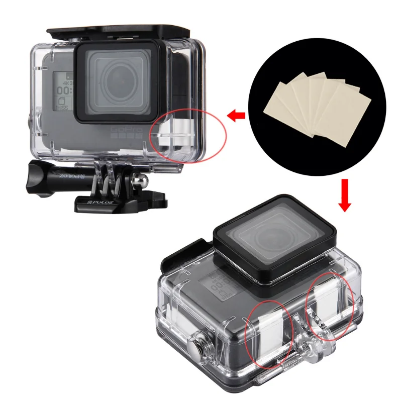 

12 PCS Professional Reusable Anti-Fog Inserts for GoPro NEW HERO /HERO7 /6 /5 Action Camera Anti-fog Sheet for DJI Osmo Action