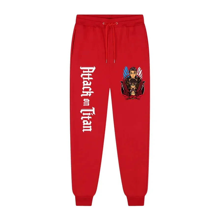 Hot Selling Japanese Anime Attack on Titan Print Men's Women's Men's Jogging Pants Hip Hop Streetwear Men's Sweatpants S-3XL 2