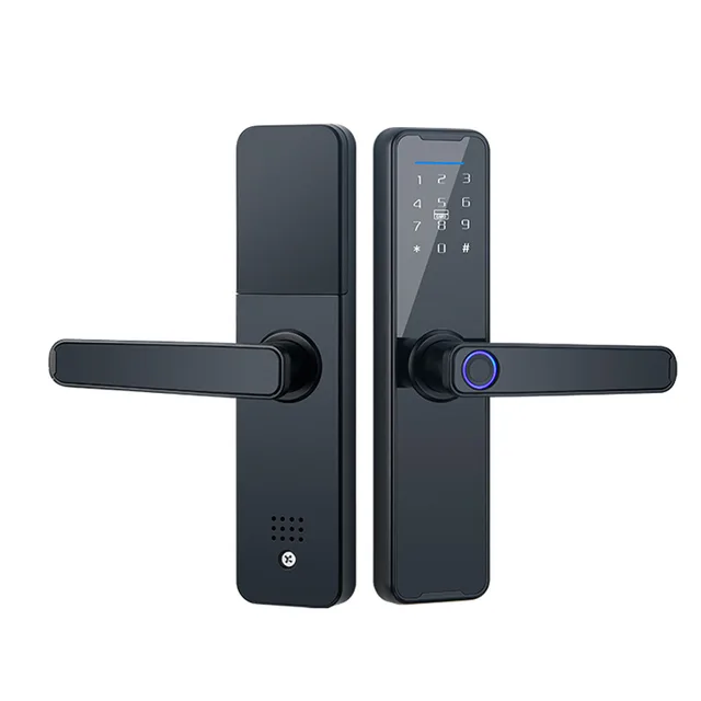 TTLock APP Remote Control Intelligent Fingerprint Password Card Lock With Key 5050 Lock Mortise 2