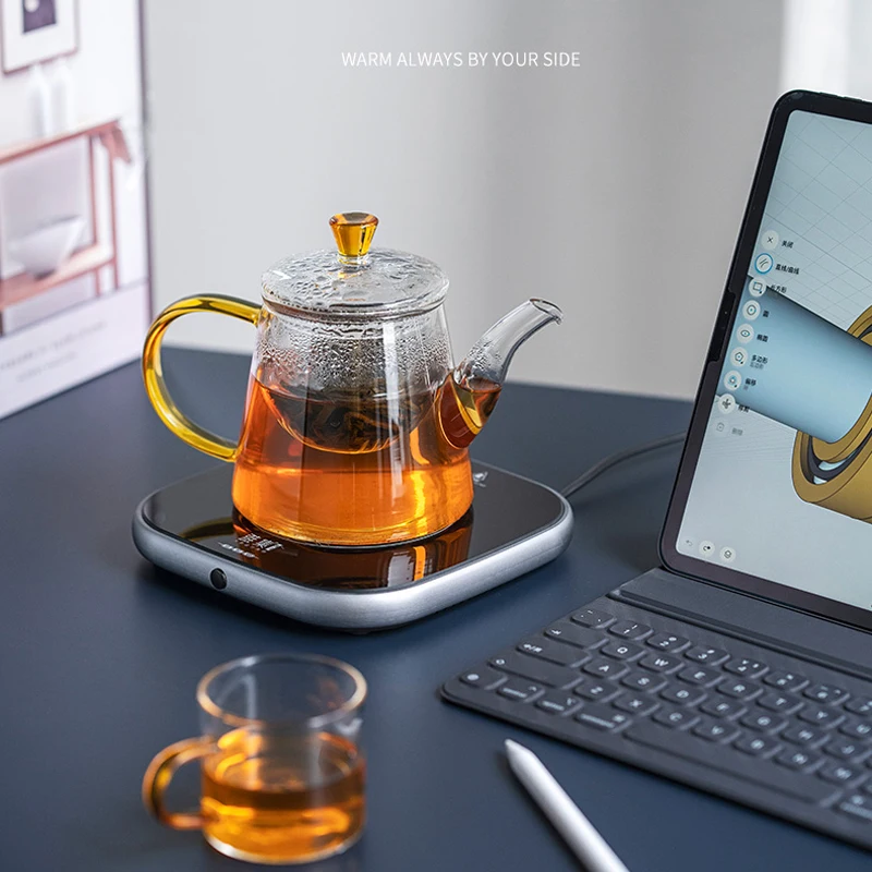 220V Cup Heater Electric Stove Hot Cooker Plate Boil Water Hot Tea Maker Coffee Milk Warmer Heating Pad Insulation Base Coaster
