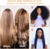 UNTIOR Dry And Wet Straight Hair Curling Copper Comb Bangs Straight Hair Electric Heating Curling Comb Hair Comb 2