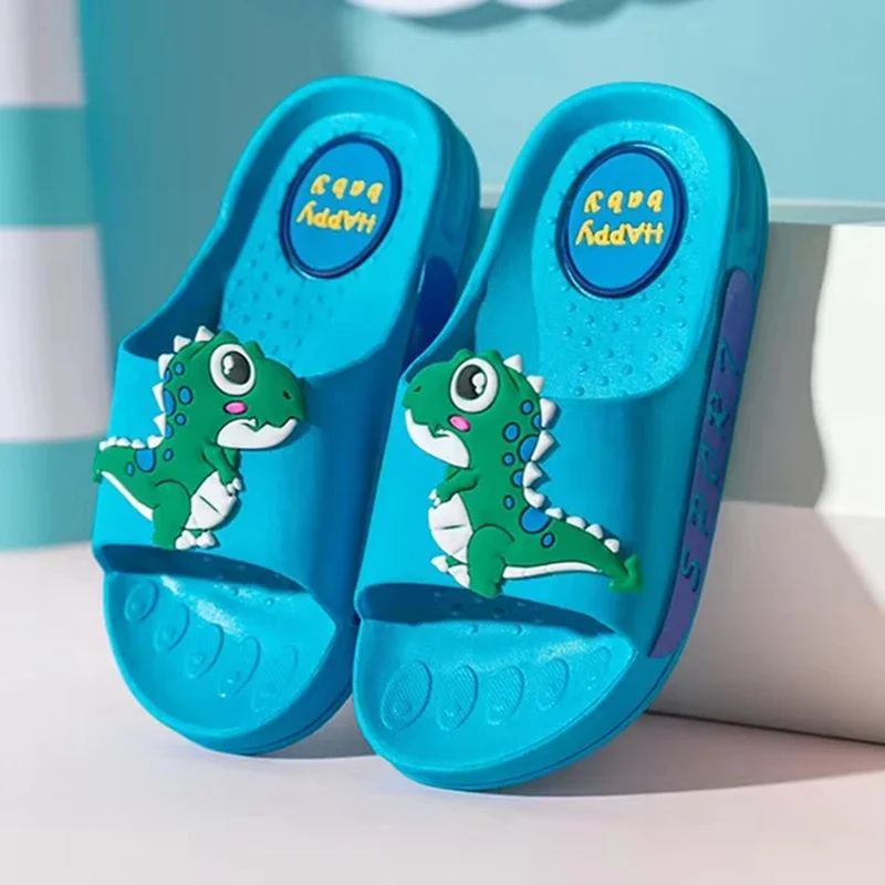 New Home Slippers Summer Children Cartoon Soft Shoes Boys Bathroom Girls Slippers Sandals Toddler Non Slip Beach Shoes Baby
