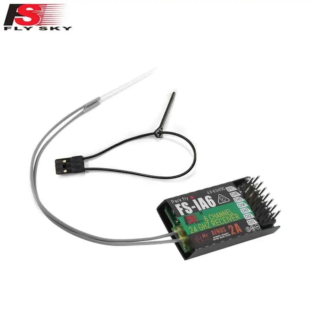 Flysky FS-IA6B/IA6/IA10B Récepteur 6CH 2.4G pour Émetteur Flysky FS-i6