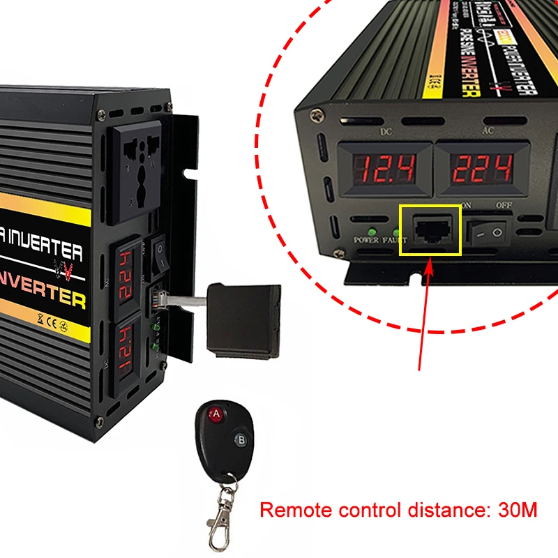 Telecomando Solo Per Inverter A Onda Sinusoidale Pura 10000W 12000W 220V 50Hz 60Hz 12V 24V 48V 60V