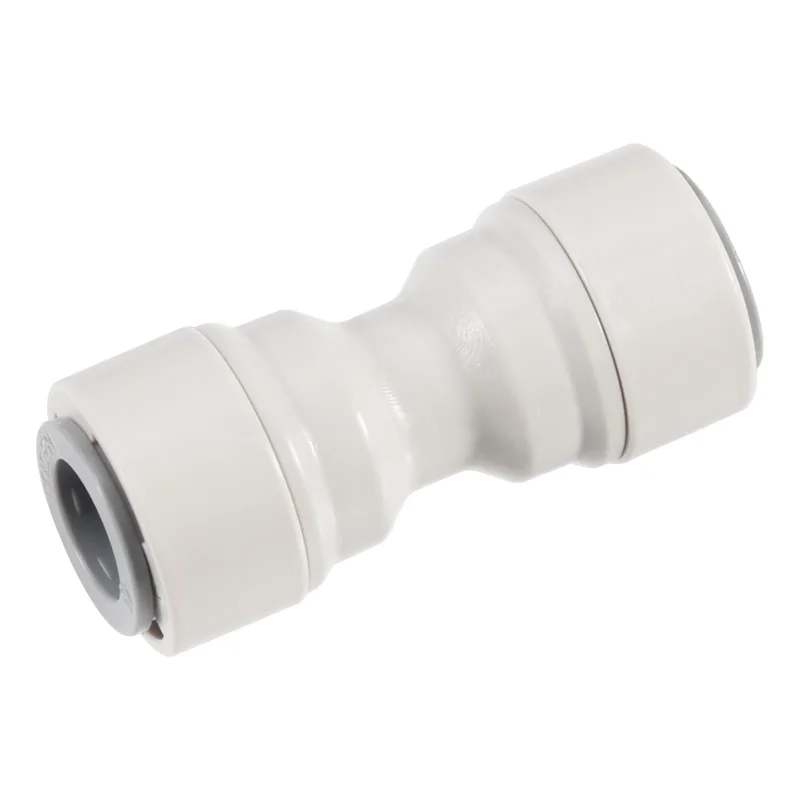 ELECQUEEN Push In Fitting 9.5mm(3/8') to 9.5mm(3/8') Straight Push Fit Connectors Homebrew Beer Hose Quick Joint Tube Adapter homebrew push fit connectors