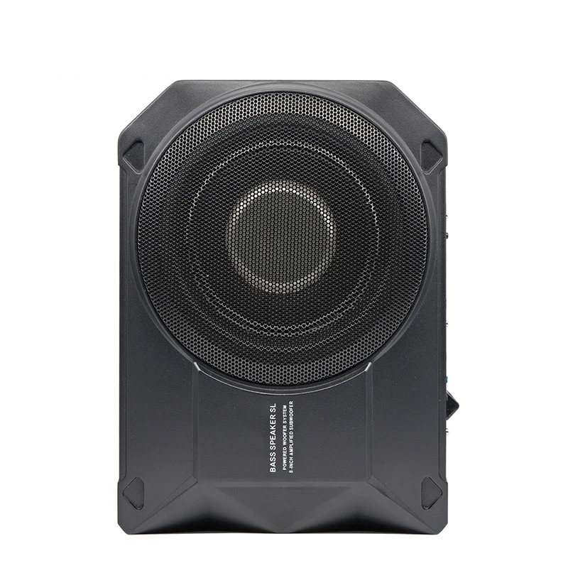 8 Inch Car Audio Speakers Music System In The Car Active Subwoofer Under Seat for Under Woofer Aluminum Body Pro Bass Hron