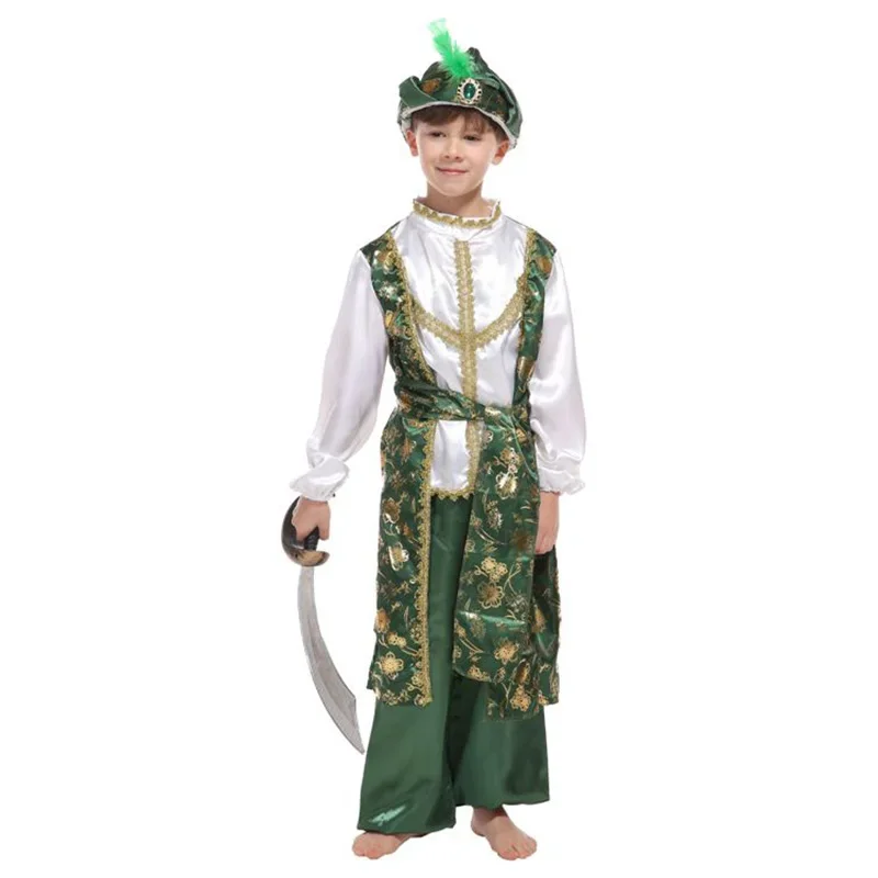 

Indian Arab Aladdin Prince Cosplay Stage Performance Warrior Masquerade Party Costume