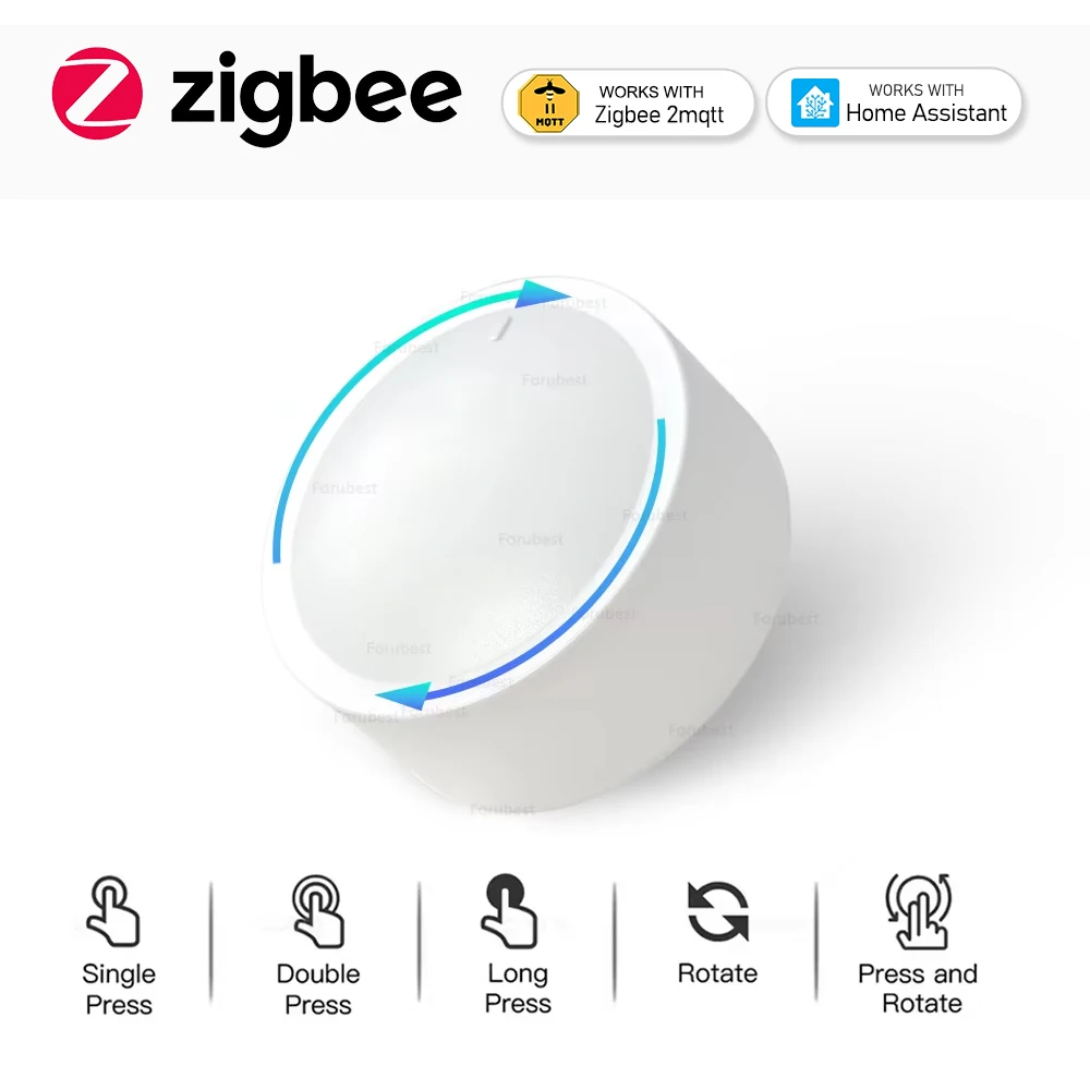 Zigbee 3.0 Smart Switch Intelligent Linkage Wireless Scene Switch Remote Dimmer Controller For Smart Home Automation Scene