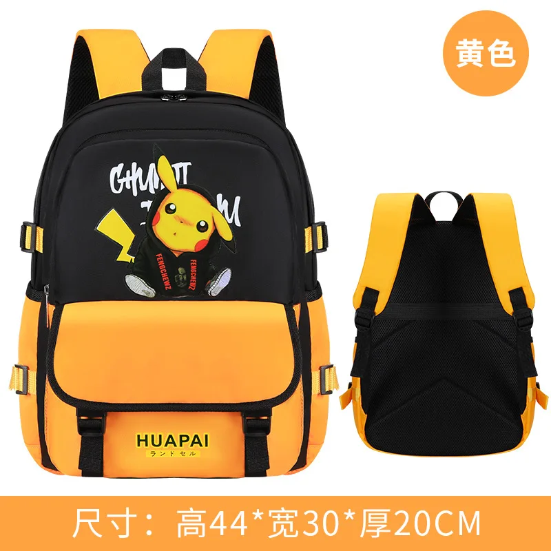 Pokemon Pikachu Backpack Kids Pokemon Cartoon Anime Figure Kawaii