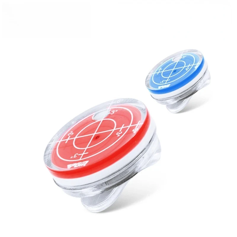 Golf Level Function Marks Magnetic Cap Clip Golf Ball Marker Red and Blue MK011