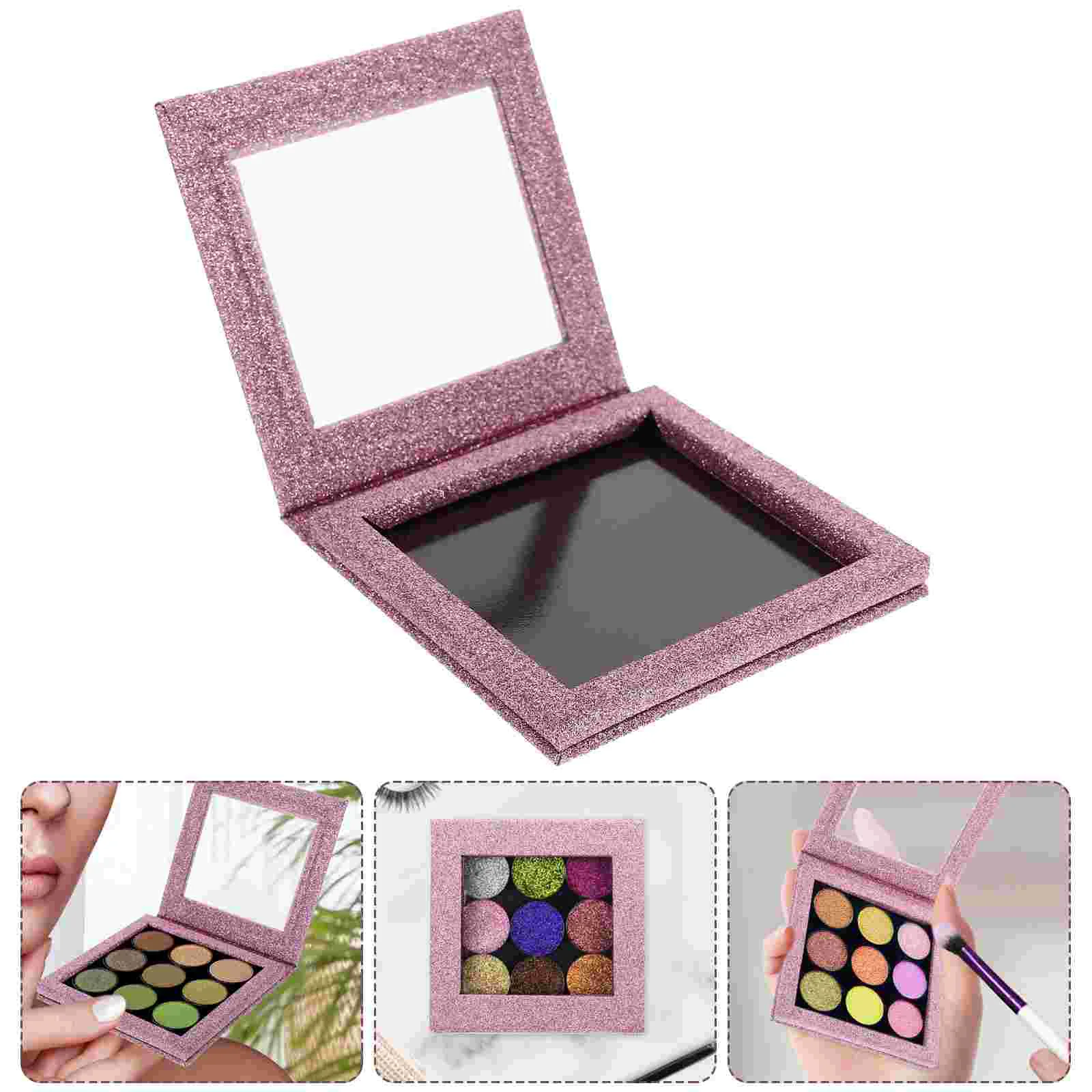 Magnet Eye Shadow Box Storage Eyeshadow Pallet Plate Magnetic Tray Magnetic yj 80 80 holding electric sucker electromagnet magnet dc 12v 24v suction cup cylindrical lifting 300kg suction plate metal china