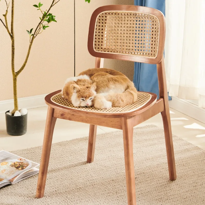 Sedie Da Pranzo Di Design In Rattan Soggiorno Cucina Outdoor Modern Kids Dining Chairs Accent Beach Patio Meubles Furniture Yn50Dc