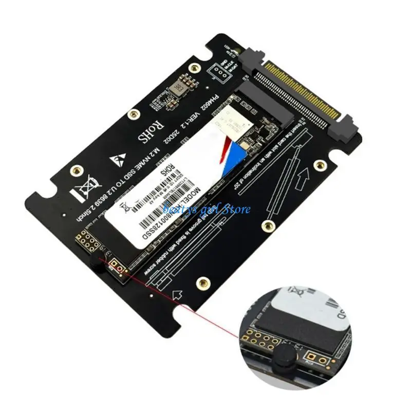 C7AB M.2-SFF 8639 U.2 변환기 어댑터 빠른 데이터 전송 도구가 없는 설치