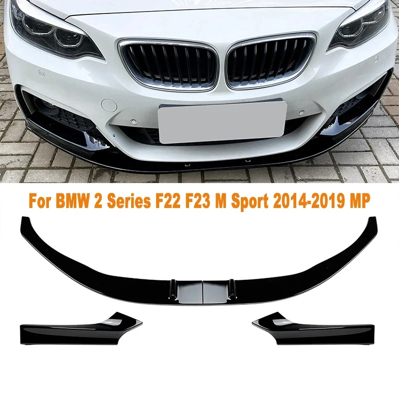 

Разветвитель для переднего бампера автомобиля, 14-19 МП, для BMW 2 Series F22 F23 M Sport