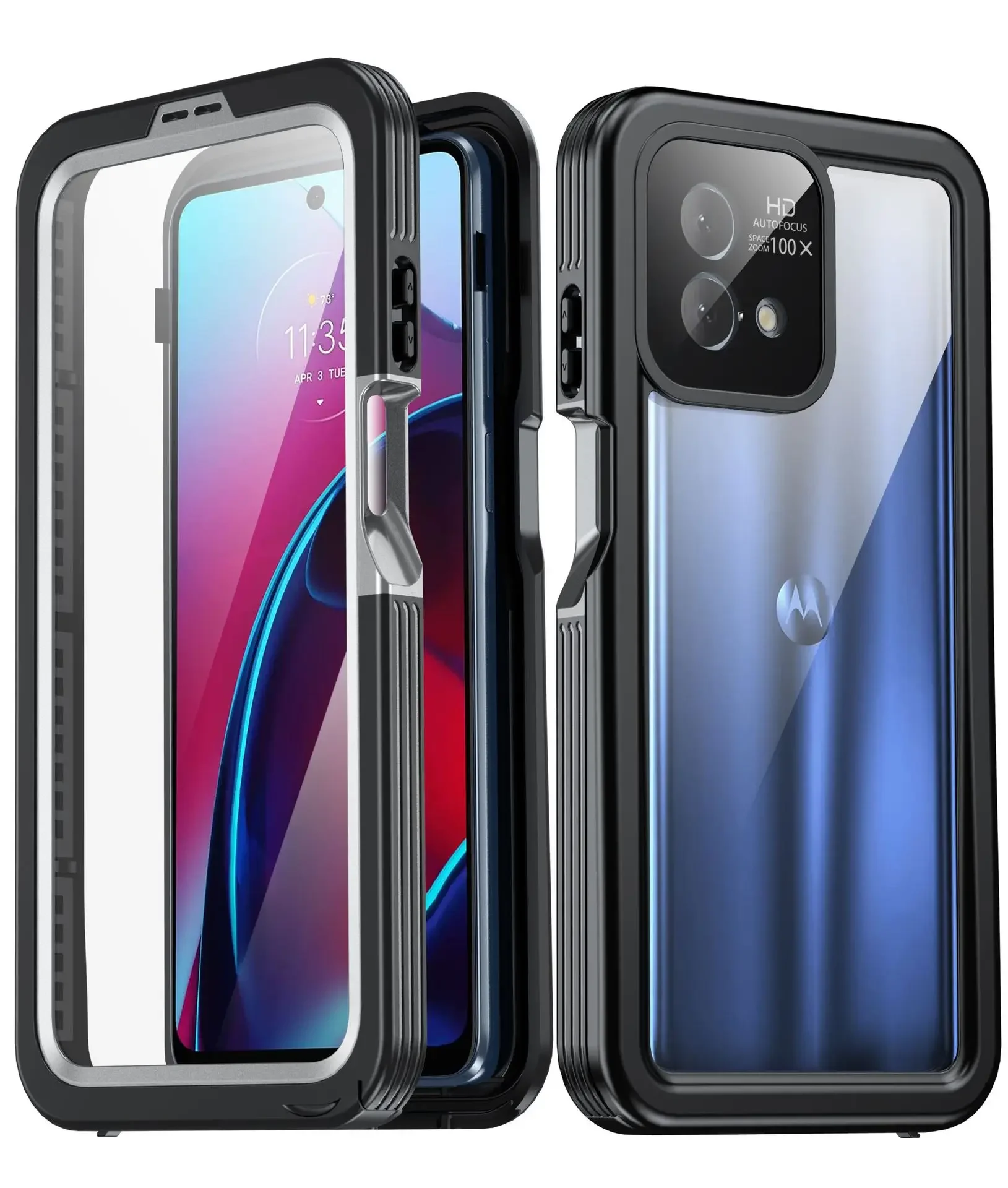 ip68 waterproof case For Moto G 5G play 4G 2024 Fall and scratch