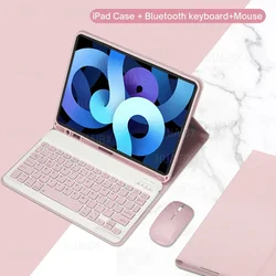 Enhanced Detachable Keyboard Case with Premium Protection and Versatile Stand - Portuguese Layout (Pink B)