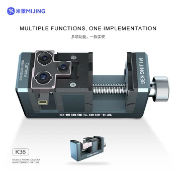 Il dispositivo di riparazione della fotocamera MiJing K36 viene utilizzato per lo sviluppo e la saldatura della fotocamera del telefono cellulare. Strumento di fissaggio multi-angolo