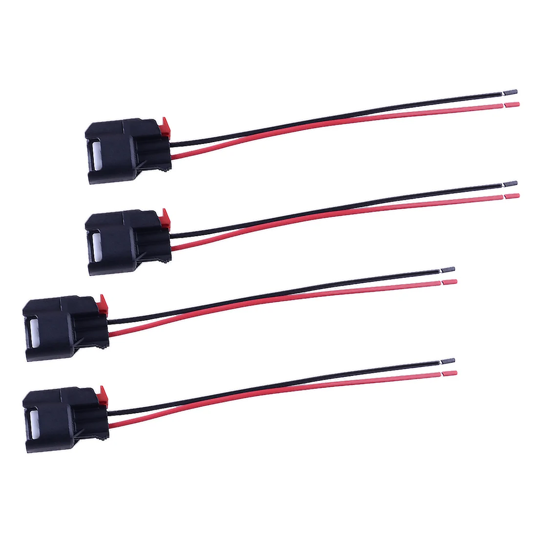 4pcs Fuel Injector Connector Wiring Harness Plug fit for Jeep Wrangler