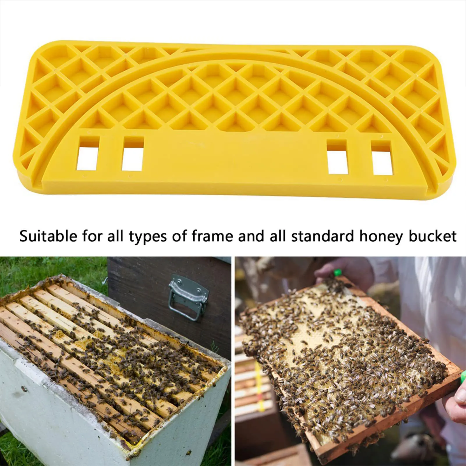 Heavy Convenient Beekeeping Honey Comb Capper Plastic Honey Bucket Nest Frame Buckets Tank Cut Lifter Support Plate beekeeping tools