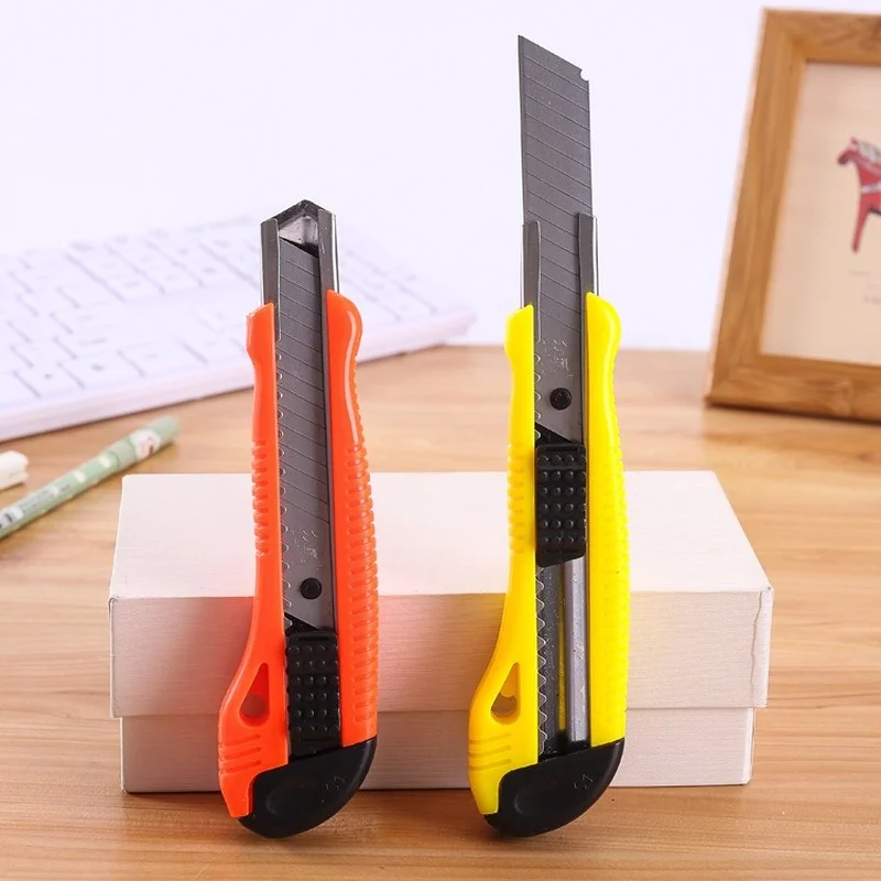 Utility Knife Paper Cutter Retractable Paper Cutter Utility Knives Stationery for School Office Home