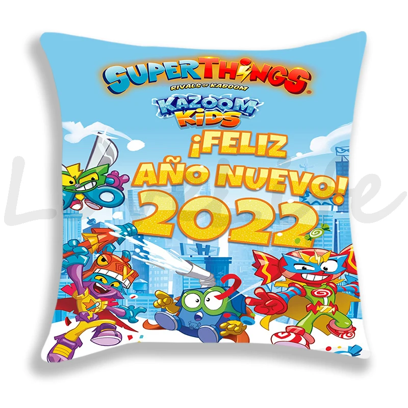 Superzings Series 9 Pillow Case Single Sides Pillowcase Home Decorative Super Zings Pillow Covers Sofa Cushion Cover for Kids