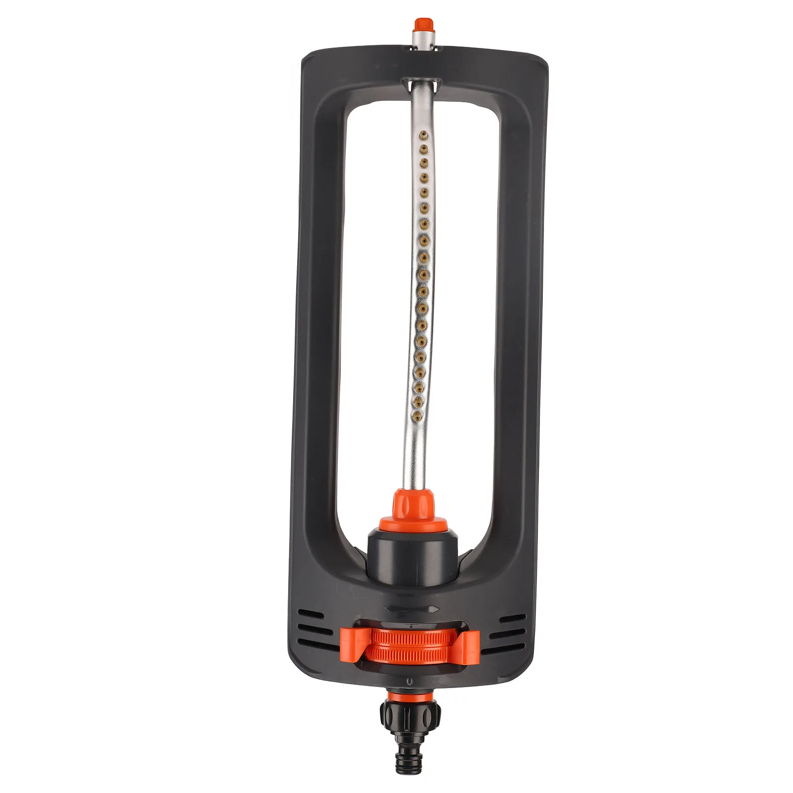 Oszillierender Rasensprinkler mit 19 Düsen, Wasserrohr aus Aluminiumlegierung, 4 einstellbare Modi, langlebig, geeignet für Garten/Rasen