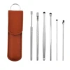 Complete Stainless Steel Earwax Removal Tool Set - Efficient and Hygienic Ear Pick Cleaner, Including 1 Set of Ear Wax Removers  4