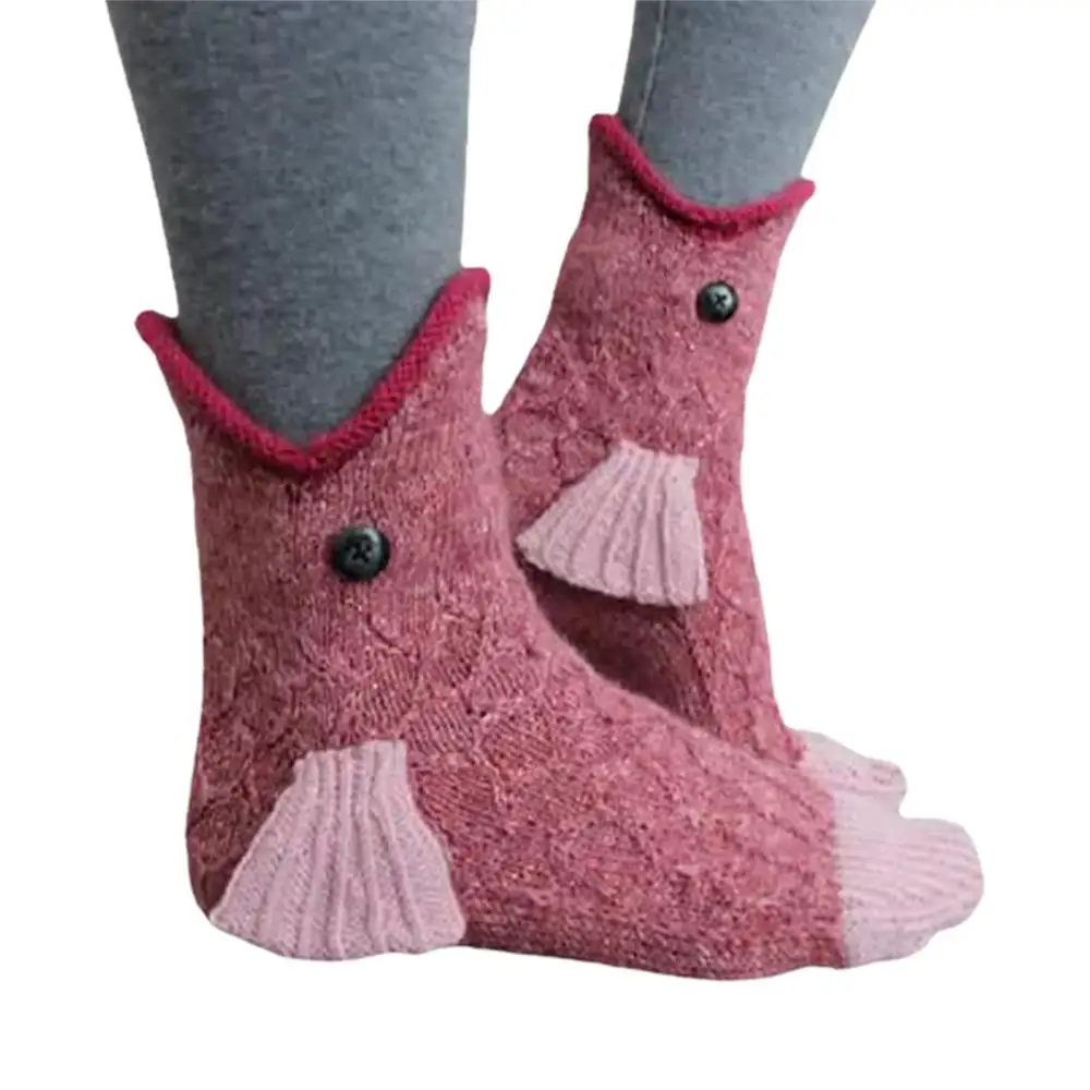 Chaussettes Drôles Animaux 3D Chaussettes Tricot Adulte Enfant