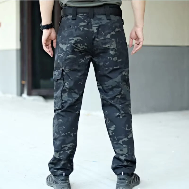 Taktische Herrenhose Wasserdicht Kampfhose Outdoor Multi-Pocket Strapazierfähige Cargohose – Detail 7