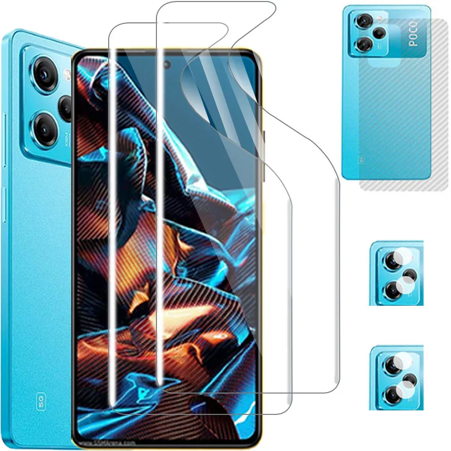 Pellicola Anteriore + Posteriore Pellicola Idrogel Poco X5 Pro Idrogel Poco F5 Pro Pellicola Idrogel Poko M4 Pro Pellicola Idrogel Pocco F3 F4 Gt Pell