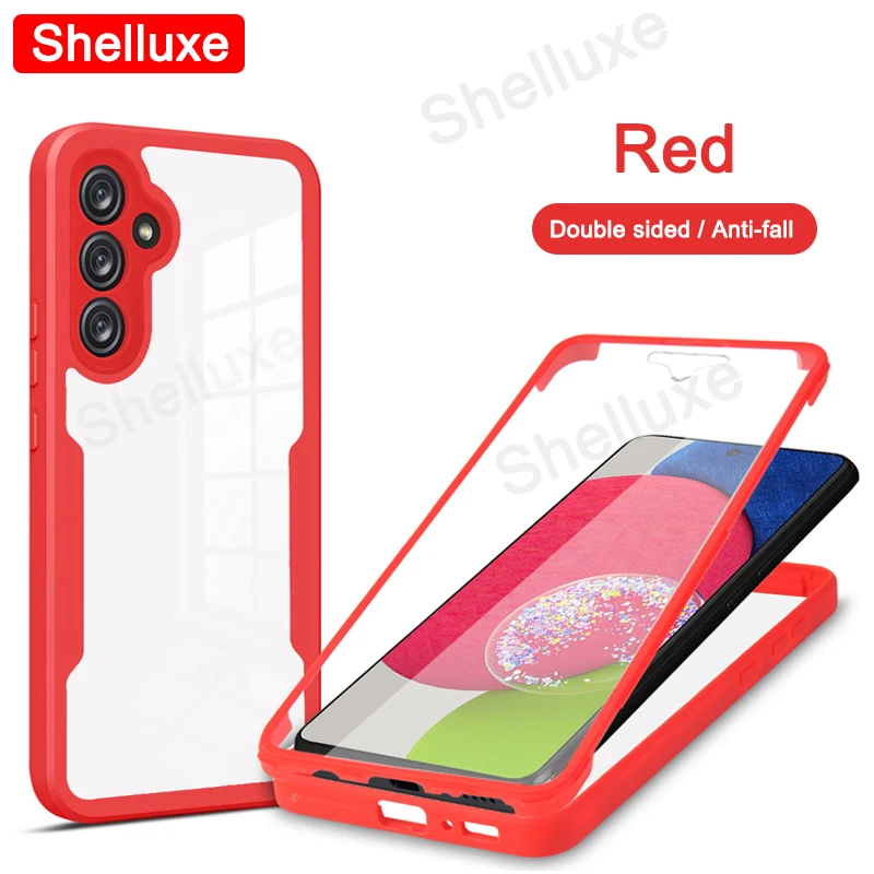 360 Full Body Clear Double-Sided Silicone Case Cover