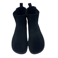 Tipsietoes Chelsea Barefoot Spring Autumn Genuine Cow Suede Waterproof Leather Boots With Leather Linning Inside For Women - Image 6