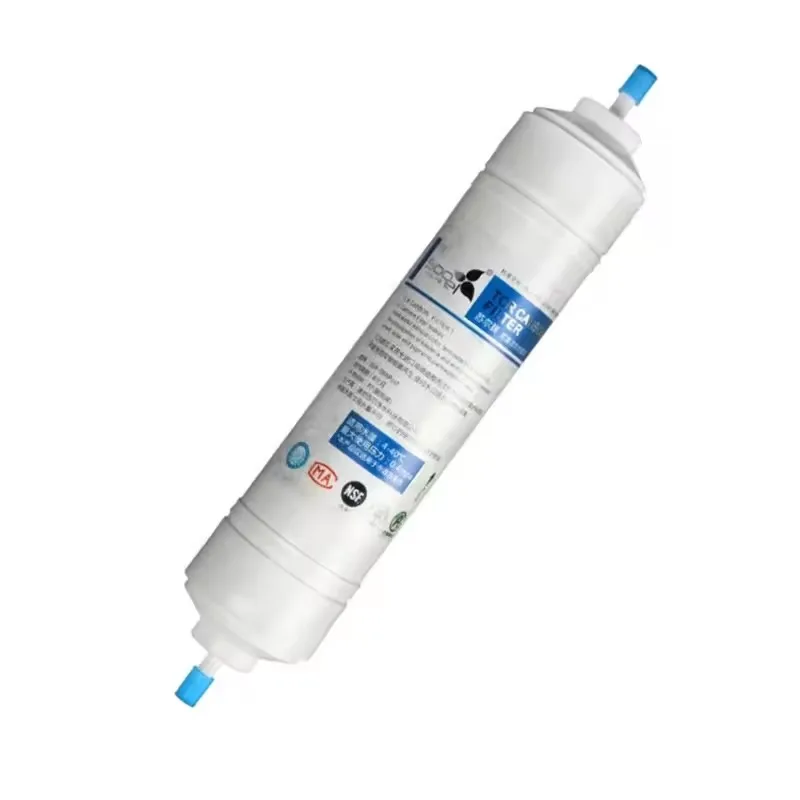 T33 Quick Conne t INLINE COCONUT Carbon Post WATER FILTER Cartridge With 2 fitting Water Purifier REVERSE OSMOSIS