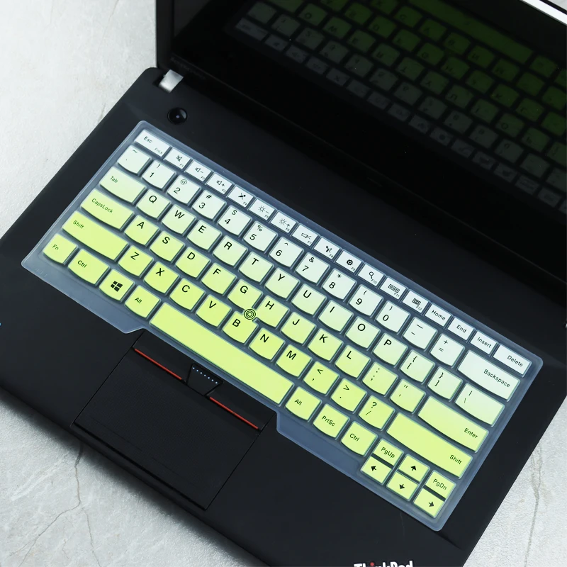 Keyboard Cover Skin Silicone Laptop For Lenovo Yoga Gen 3/4/5 Thinkpad T14 L14 Gen 1 L380 L390 L480 L490 S2 Thinkpad P1 2