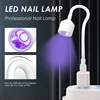 Mini Nail Dryer UV LED Nail Lamp Foldable USB Curing Lights Desk Lamp For Nail Gel Polish Quick Dry Nail Art Dryer Manicure Tool 1