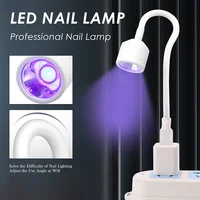 Mini Nail Dryer UV LED Nail Lamp Foldable USB Curing Lights Desk Lamp For Nail Gel Polish Quick Dry Nail Art Dryer Manicure Tool 1
