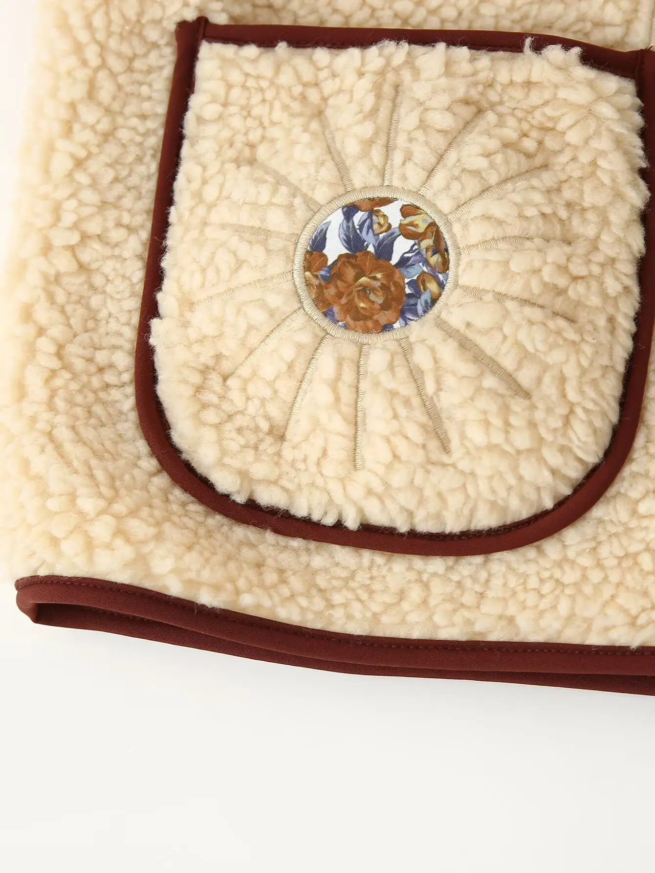 Women Casual Embroidery Patchwork Vest Coat Female Fashion V-Neck Button Loose Short Vest Autumn Winter Lady Chic Tops Streetwea