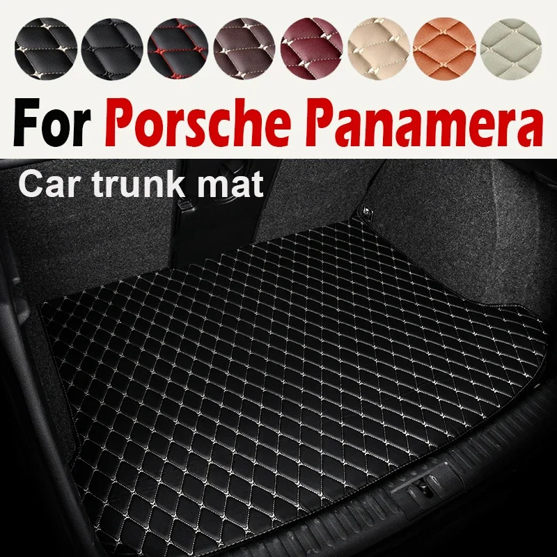 

Car trunk mat for Porsche Panamera 2010 2011 2012 2013 2014 2015 2016 cargo liner carpet interior accessories cover