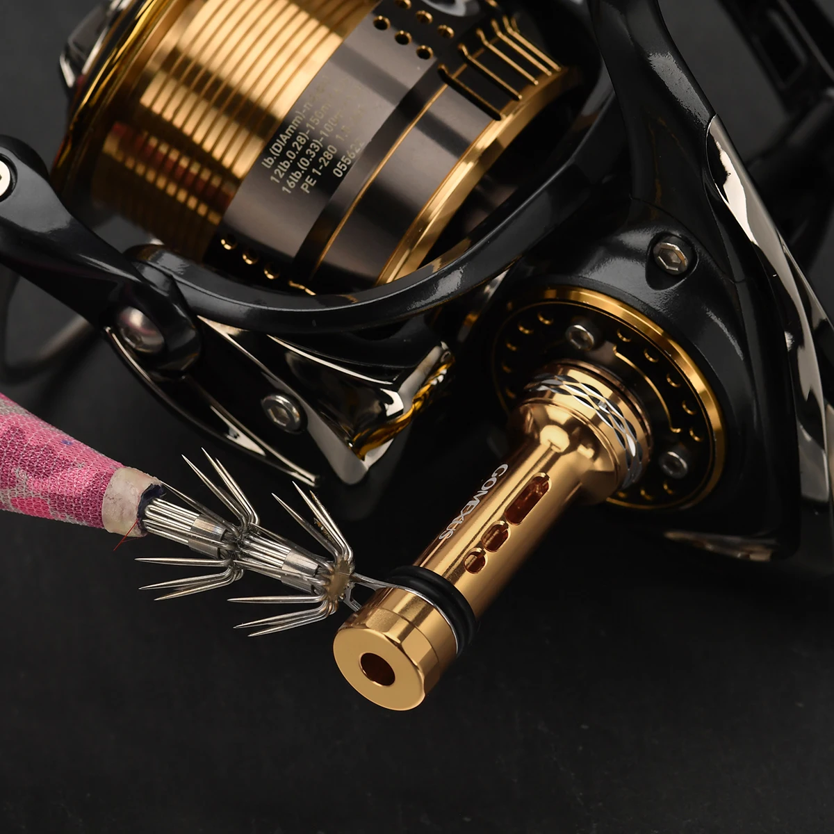 Gomexus support de moulinet en aluminium 42mm pour Shimano