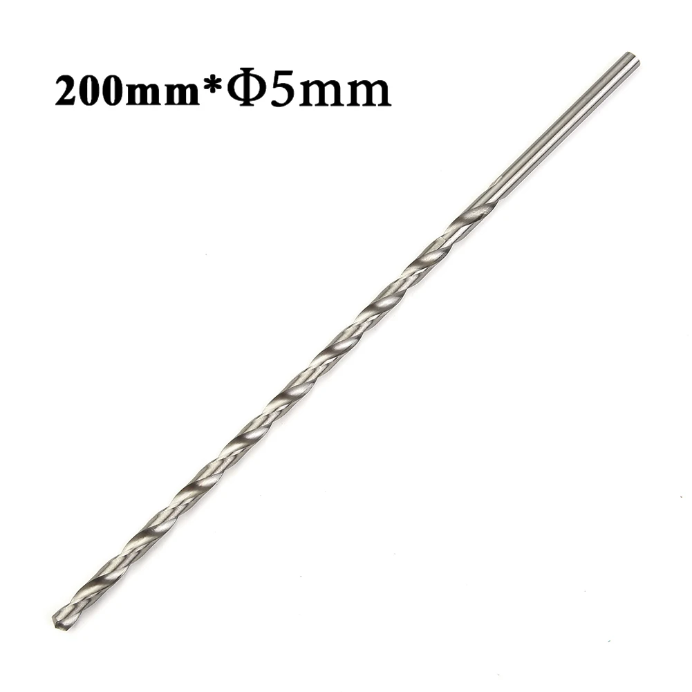 2mm/3mm/4mm/5mm/6mm Extra Long HSS Drilling Straight Shank Drill Bits Parts Cutter Drilling Kit For Wood Steel Metal Alloy