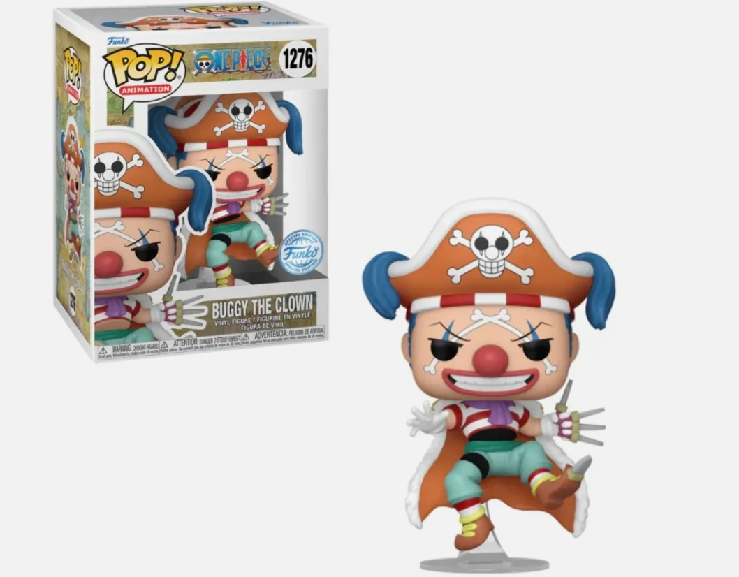 thumbnail image 2 of Funko pop one piece BUGGY THE CLOWN Edición especial 1276# Colección de figuras de acción de vinilo Modelos Juguetes para niños, 2 of 5