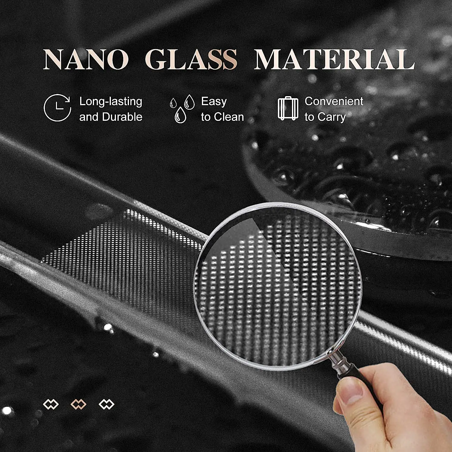 Styton Nano Glass Nail Files Professional Sanding Polishing Files Transparent Nail File Grinding Equipment Manicure Art Tools