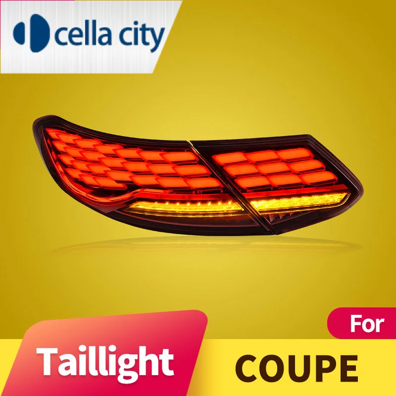 

Задний фонарь для стайлинга автомобиля Mercedes-benz C-class Coupe W205 светодиодный Tail, новый дизайн DRL, тормоз заднего хода, автомобильные аксессуары